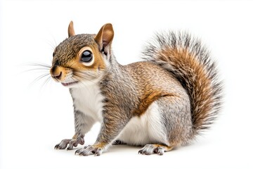 Obraz premium squirrel isolated on white background