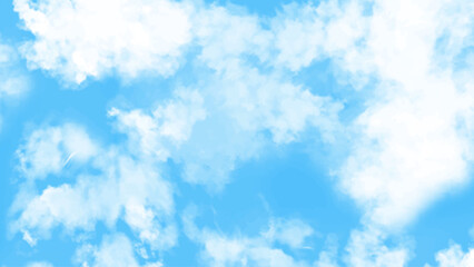 blue sky with white cloud. the beautiful summer sky, clouds sky, abstract blue background