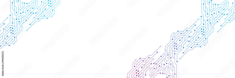 Poster ai banner concept in the digital style. generative ideas design element for internet technology. fut