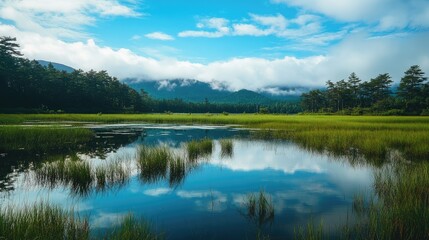 Fototapeta premium Scenic views of pristine nature