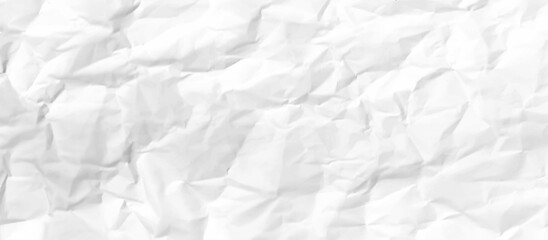 Paper texture Crumpled White.Top view., White crumpled paper texture background.