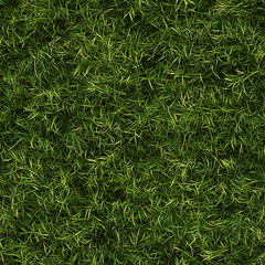 Fresh Green Grass Texture - Natural Lawn Background - seamless pattern