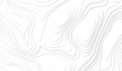 Abstract design with black and white abstract background, Wave paper cut background. topographic line contour map background.  paper texture design.