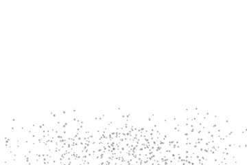 Dust rising from the ground. dust grains on a transparent background. many glowing particles