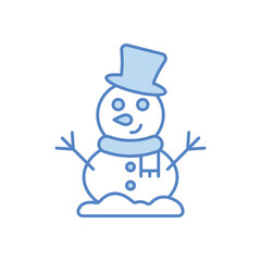 Snowman  vector icon