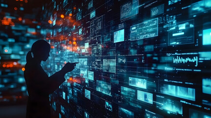 The concept of digital content, social networking, video streaming, and an unfungible token.