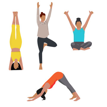  YOGA PEOPLE PACK ILLUSTRATION