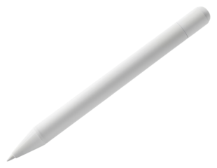 PNG  Sleek modern white stylus pen