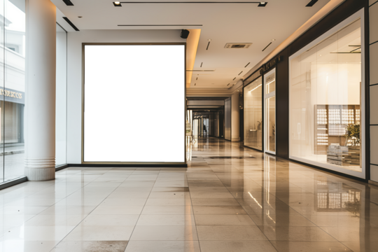 A large empty room with a white wall and a white floor Mockups, Transparent PNG - Powered by Adobe