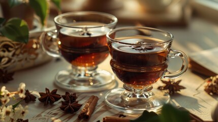 The national cuisine of Cuba. Hot rum with clove oil. 