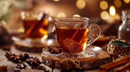 The national cuisine of Cuba. Hot rum with clove oil. 