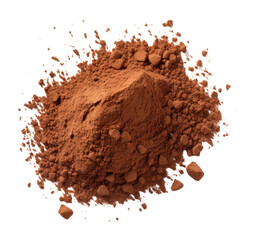 PNG Cocoa powder white background ingredient chocolate.