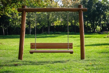 Wooden Playset: Backyard Playground Swing Set for Outdoor Fun and Play