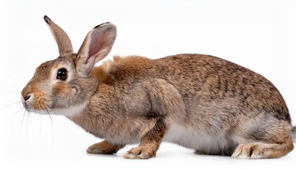 rabbit isolated on a white background