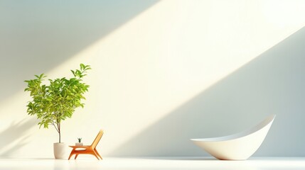 Futuristic Minimalism: Geometric Tech Design with Ultra-Realistic Features