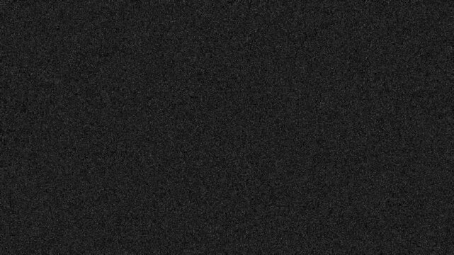 Black and white noise off digital noise on TV screen