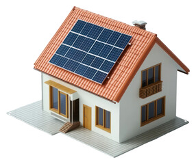 PNG Eco-friendly solar-powered modern house