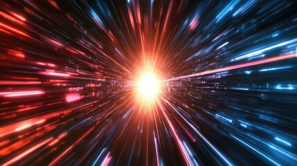 Fototapeta premium light streak futuristic technology backgrounds