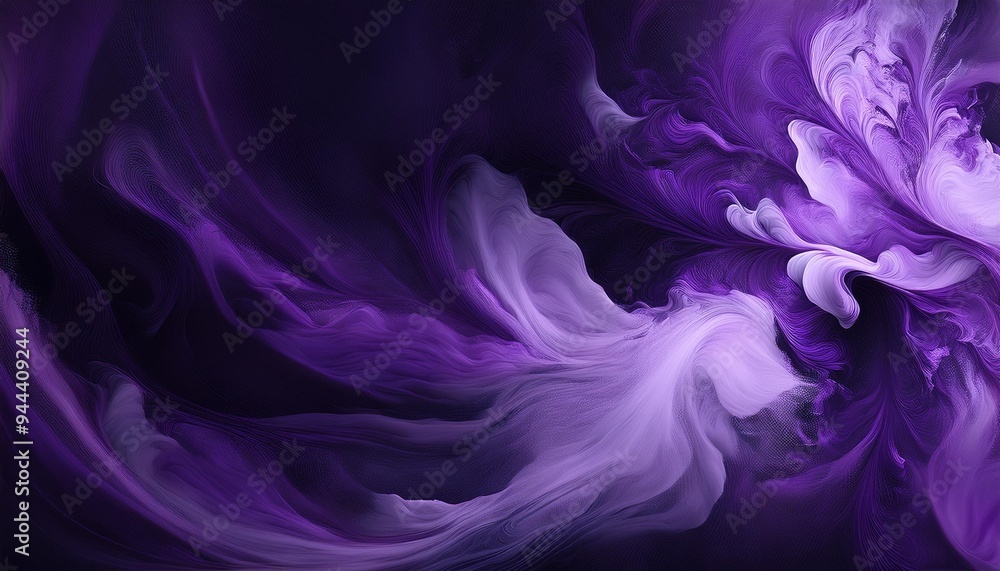 Wall mural art paint dark purple abstract background fractal artwork for creative graphic design