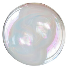 PNG Translucent iridescent floating bubble