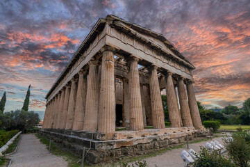 Obraz premium The Temple of Hephaestus in Athens