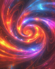 Vibrant Abstract Digital Art