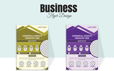 Creative Corporate & Business Flyer Brochure Template Design, abstract business flyer, and vector template design. Brochure design, cover, annual report, poster, flyer