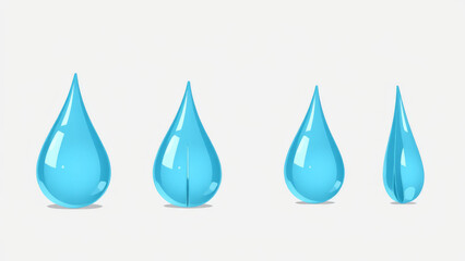 Wassertr&ouml;pfchen in verschiedenen Formen