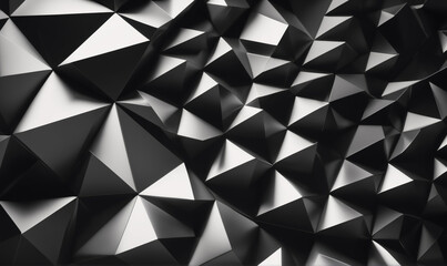 Fototapeta premium A close-up of a black and white geometric pattern