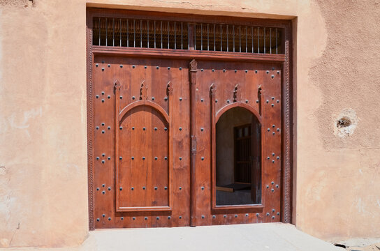 Main gate of Al Zubarah fort in Qatar
