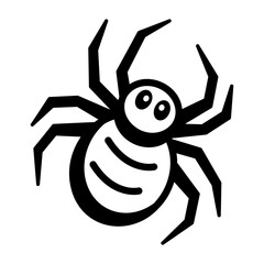 Doodle style icon of spider