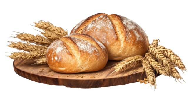 Fresh baked isolate on transparency background png