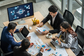 Compliance system for modish online corporate business to meet quality standard