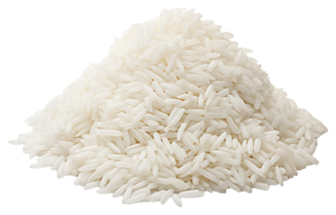 PNG Small pile of fresh white rice white background medication freshness.