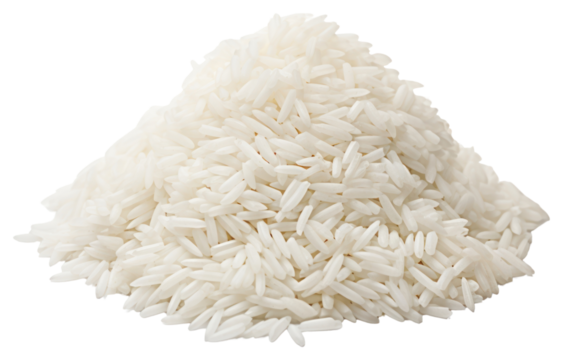 PNG Small pile of fresh white rice white background medication freshness.