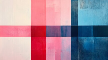 Geometric Color Block Art