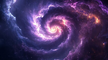 Spiral Galaxy in Deep Space