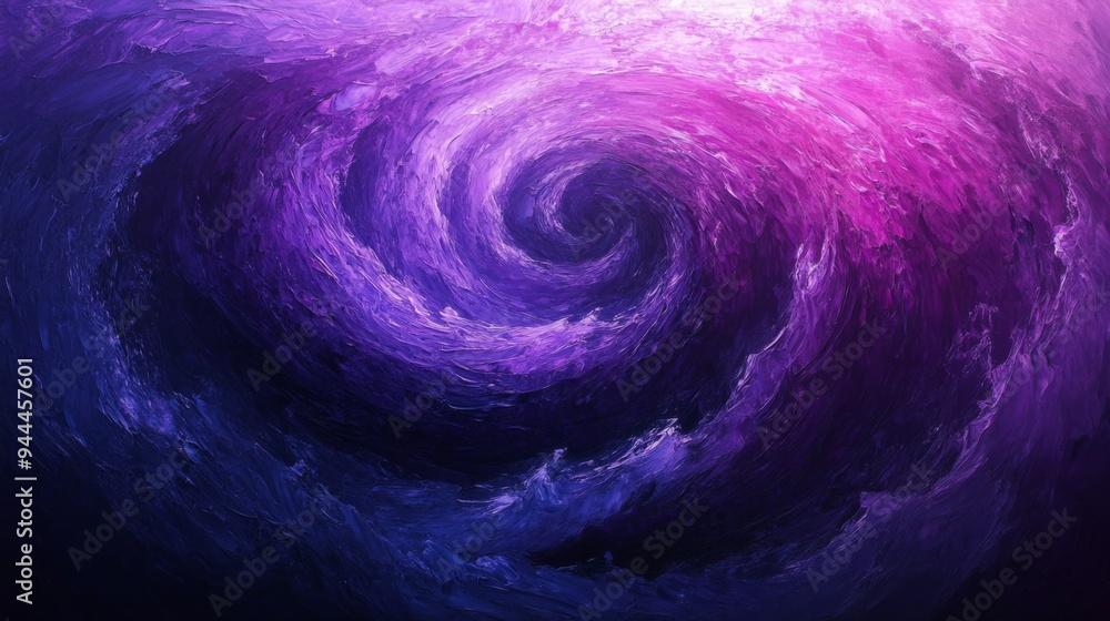 Poster abstract purple swirl