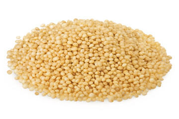 Amaranth grain seeds isolated on white background