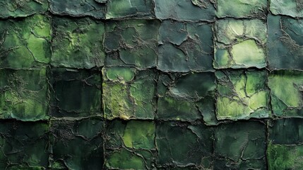 Green Textured Surface