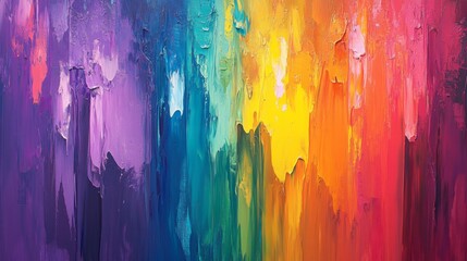 Colorful abstract painting