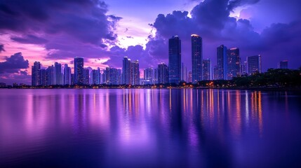 Obraz premium Cityscape at Twilight