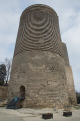 The Maiden Tower also known , located in the Old City in Baku, Azerbaijan. Maiden Tower was built in the 12th century . the arthitecture maiden tower . Maiden Tower Baku .