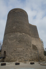 The Maiden Tower also known , located in the Old City in Baku, Azerbaijan. Maiden Tower was built in the 12th century . the arthitecture maiden tower . Maiden Tower Baku .