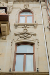Icheri Sheher is the historical core of Baku . Ancient windows and arches . style ancient window in Baku old town . Different Angles Perspective Architecture Image Buy Old Arc