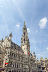 Fototapeta na wymiar Beautiful landmarks in Brussels, Belgium