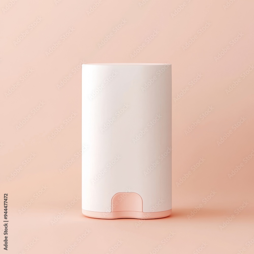 Aufkleber a 3d single icon of a pet water dispenser illustrated in a simple modern style with smooth rounded s