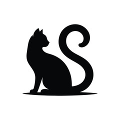 Whisker Wisdom Minimalist Cat Silhouettes