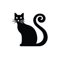 Feline Grace Contemporary Silhouette Art