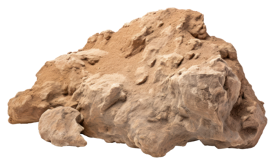 PNG Rock stone rock clay white background.
